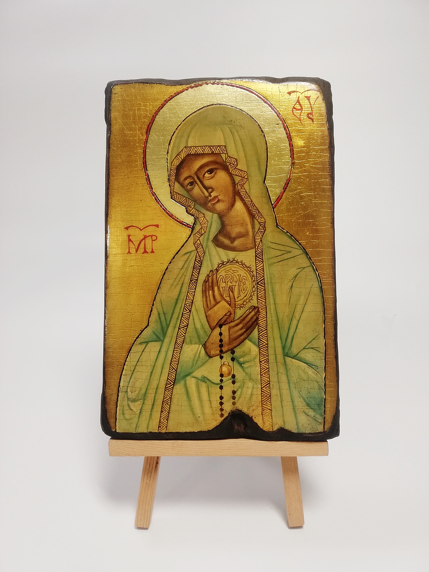 Ikona Matki Bożej,obraz pięknej Pani,obraz malowany