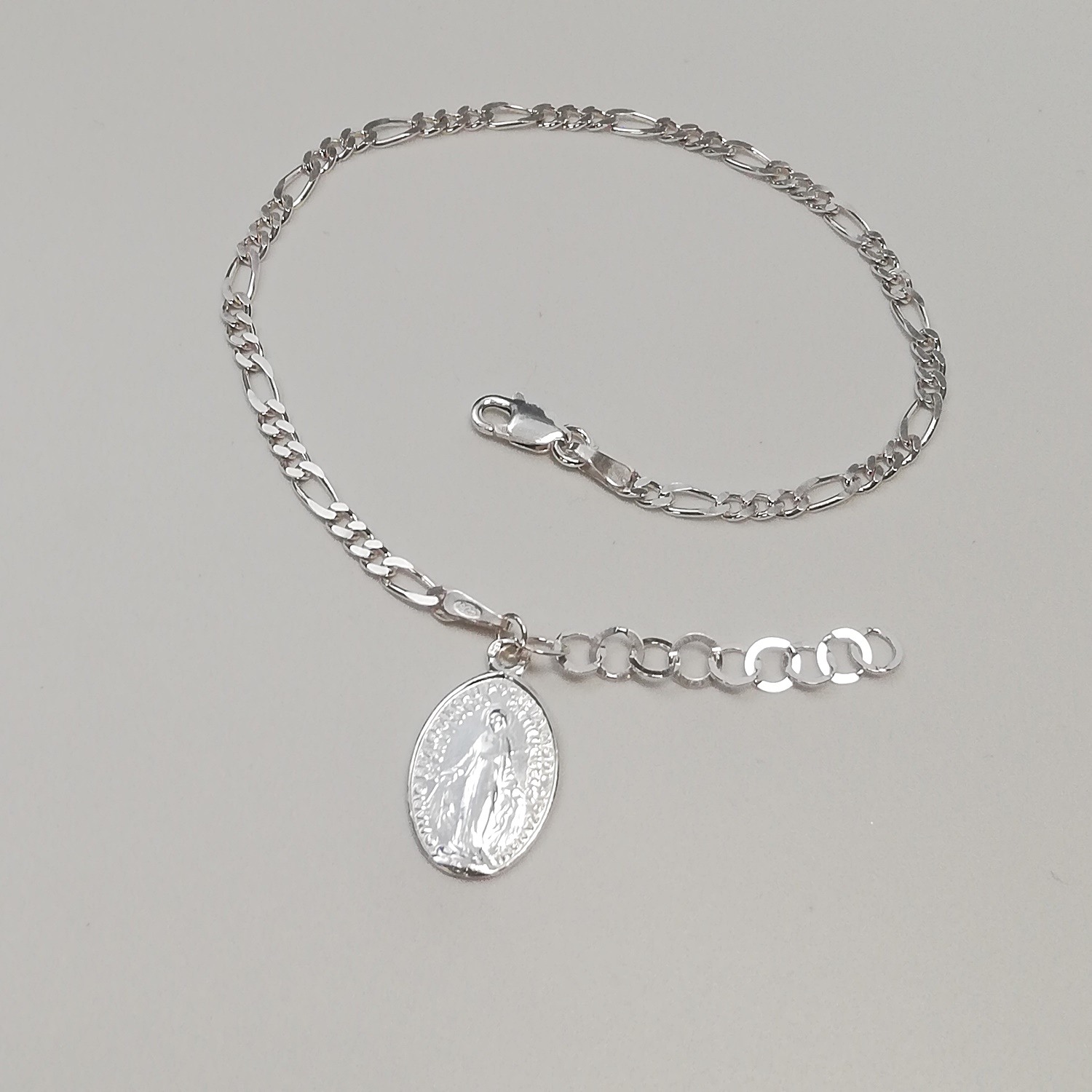 bransoletka zawierzenia Maryi,łańcuch niewoli miłości Maryi,zawierzenia Jezusowi przez ręce Maryi,bransoletka srebrna